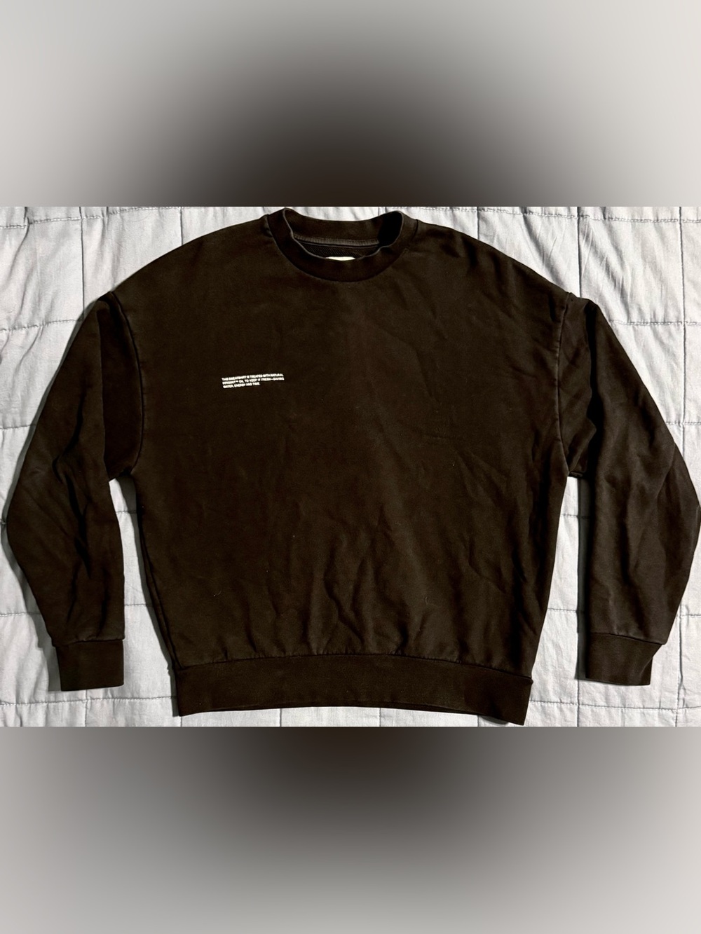 PANGAIA 365 Midweight PPRMINT Organic Cotton Sweatshirt Black M